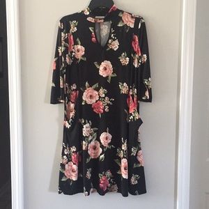 Gorgeous Black Floral Dress